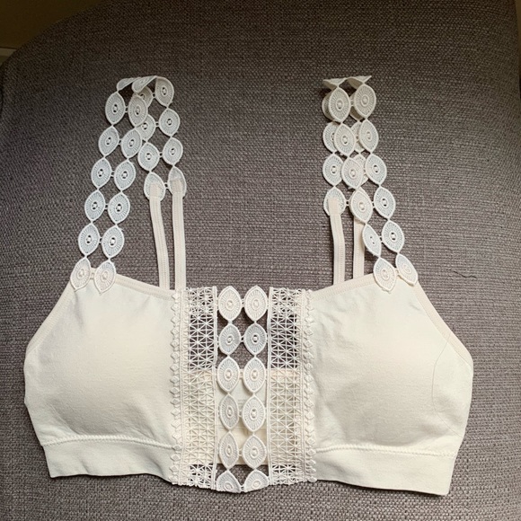 Three Bird Nest Other - M/L Ivory Bralette NWOT